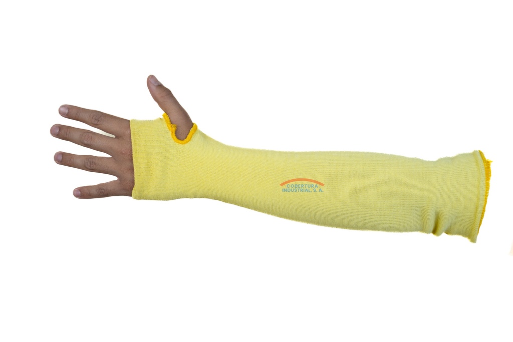 Mangas de kevlar TW 18" amarilla par