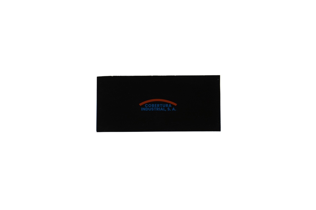 Vidrio rectangular oscuro #14 unidad