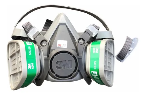 KIT 3M 6200/6004 (Incluye: Respirador media cara, par de filtros, par de prefiltros y par de retenedores)