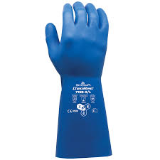 Guante nitrilo Showa 719B azul T.9 par  