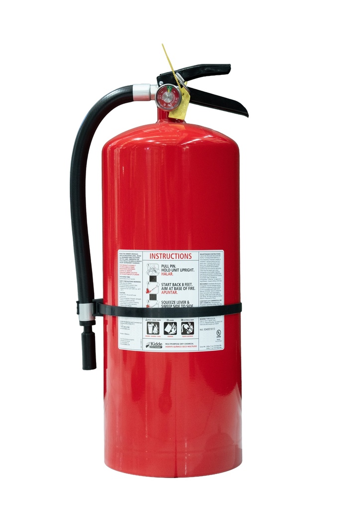 Extintor ABC 20 libras PQS unidad Safety Plus