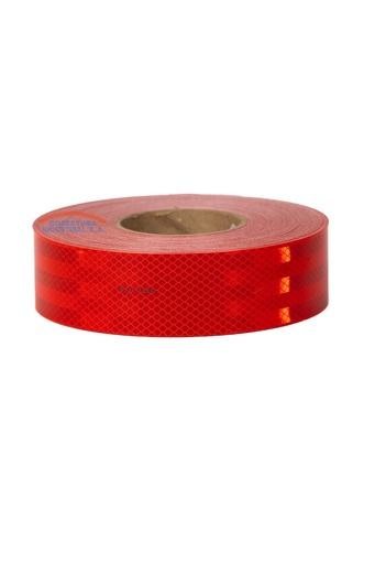 [1257] Cinta reflectiva 3M 983-72 2"150 pies grado diamante roja rollo