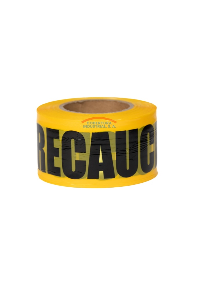 Cinta precaucion TW amarilla 3"X1000 pies rollo