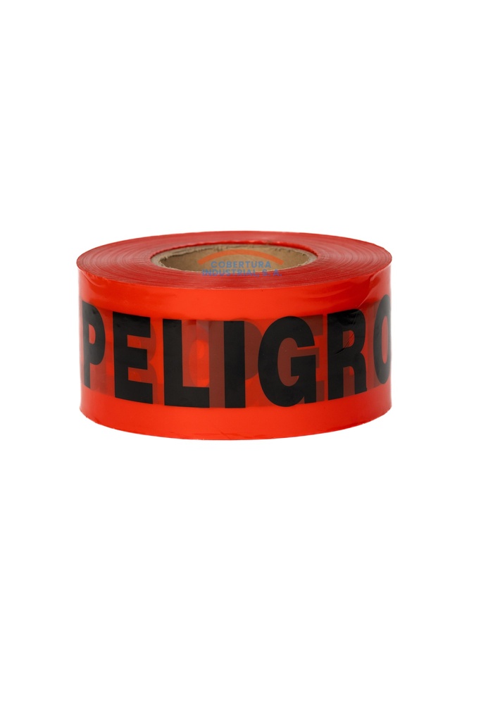 Cinta peligro TW rojo/negro 3"X1000 pies rollo