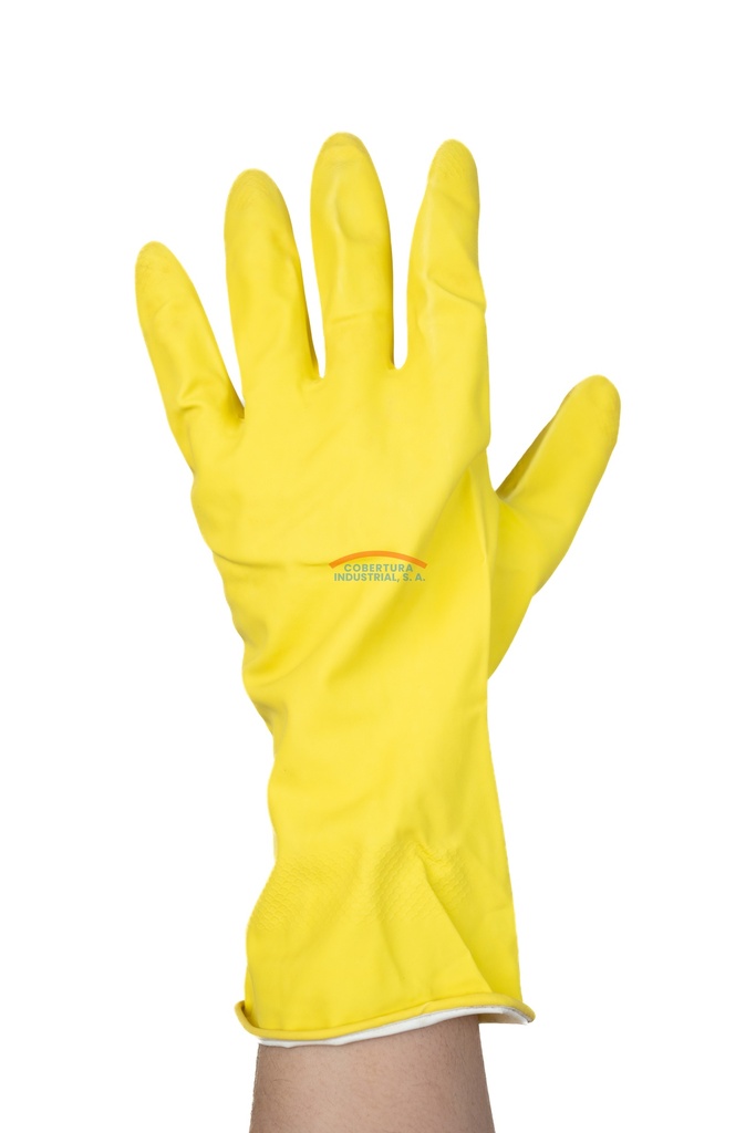 Guante latex derma care Showa VMXL amarillo T. 10 par