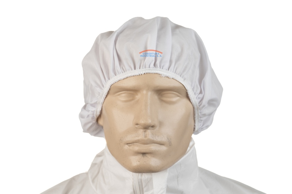 Cofia de tela lavable Nacional blanca unidad