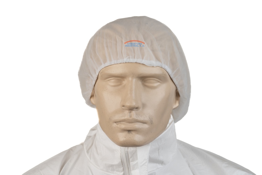 Cofia de tela lavable Nacional yersi blanca unidad