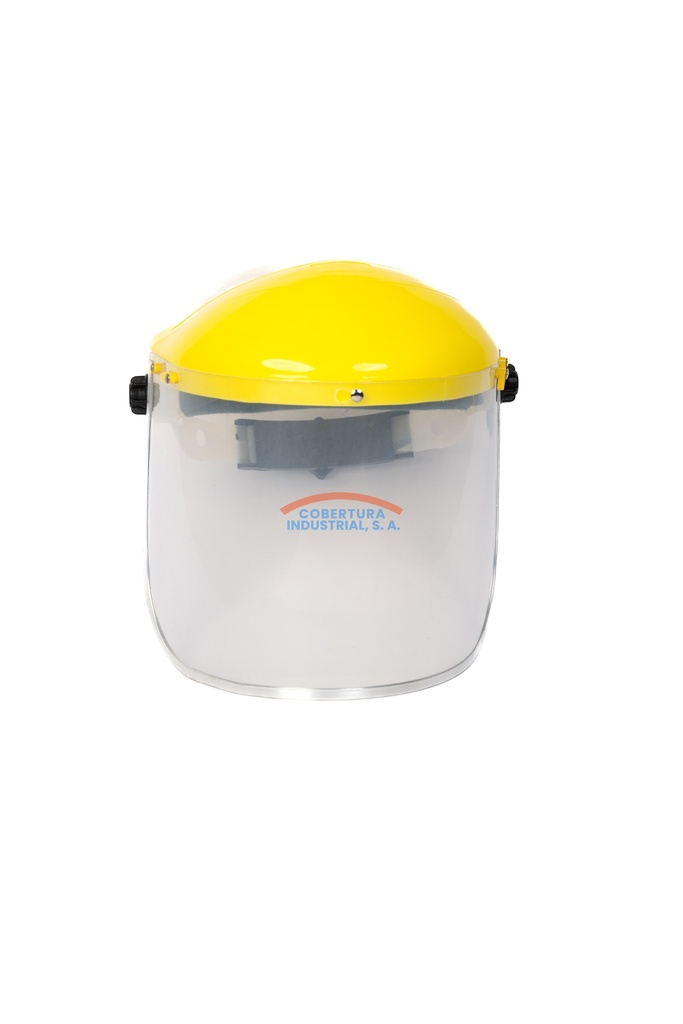 Careta para esmerilar con pantalla TW con ajuste de rachet amarilla unidad