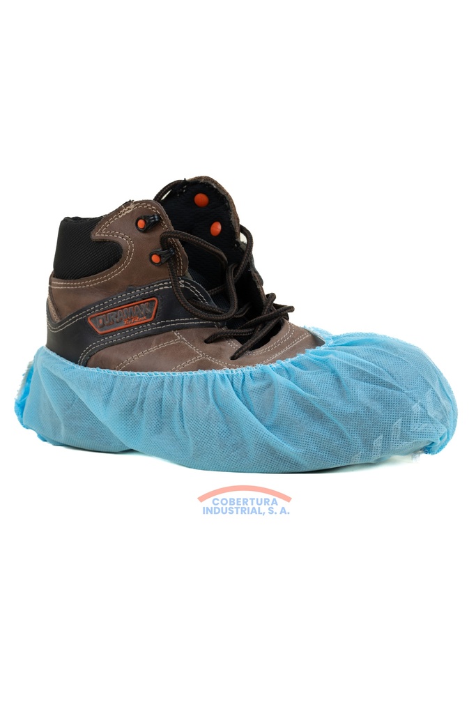 Cubrezapatos desechable celeste paquete de 50 pares