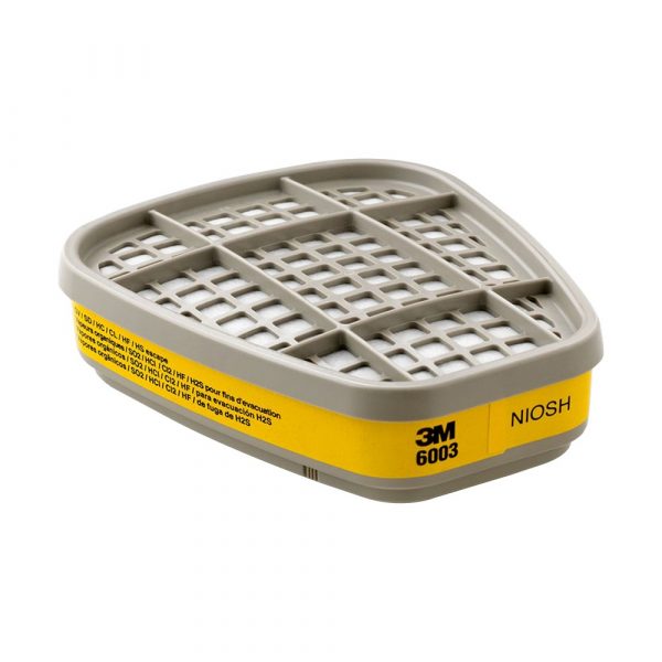 Filtro 3M 6003 vapores orgánicos y gases ácidos par