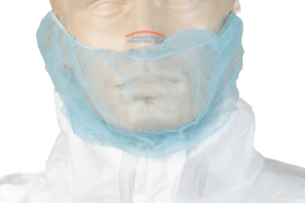 Cubrebarbas desechable TW celeste paquete de 50 unidades