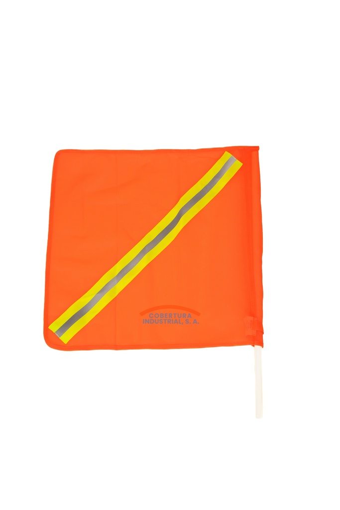 Banderola vial TW naranja con reflectivo unidad