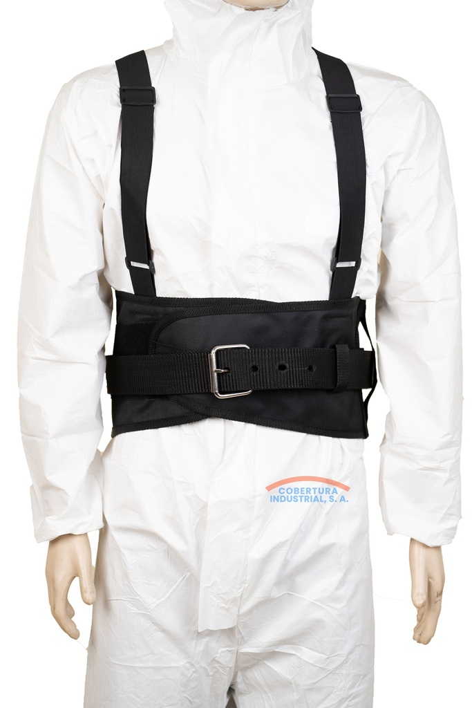 Cinturon lumbar extrafuerte con hebilla y faja militar T. XXL unidad