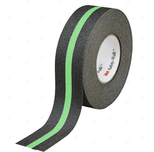 Cinta antidezlisante 3M Fotoluminicente 2"X60 pies rollo
