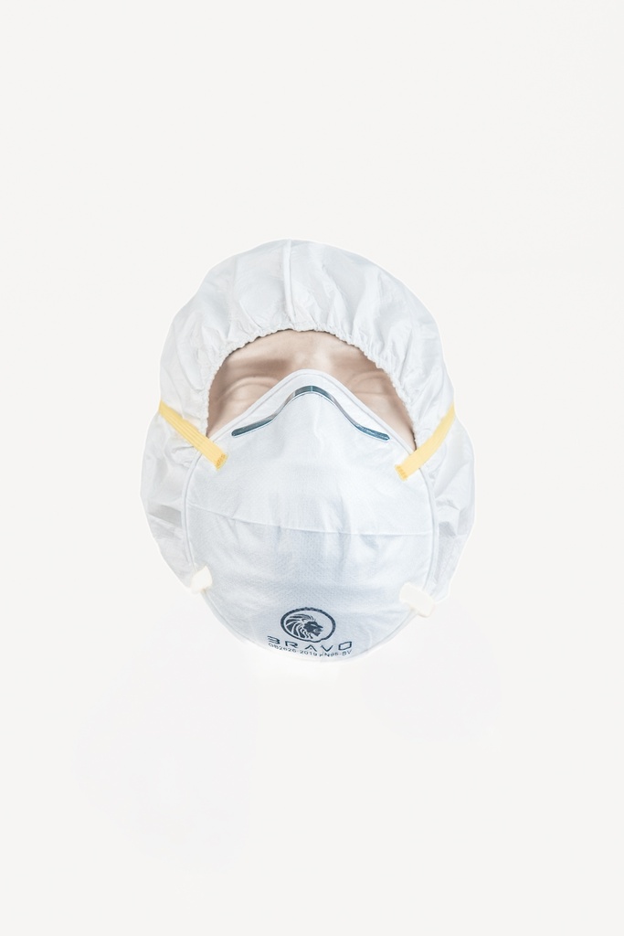 Respirador libre de mantenimiento BRAVO mod. SV+KN95 caja de 30 unidades