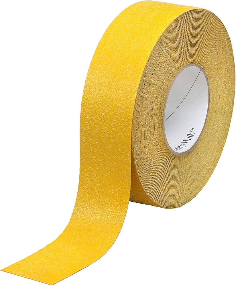 Cinta Antideslizante 3M 530 2"X60 amarilla rollo 
