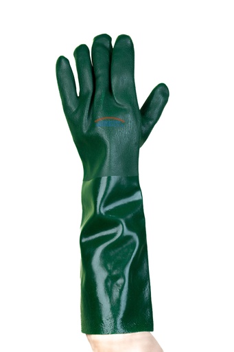 [1705] Guante PVC BRAVO 18" afelpado T. unica par