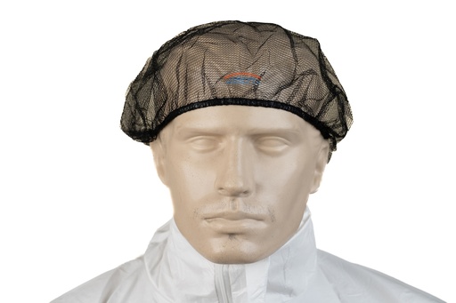 [1278] Redecilla lavable negra gruesa 21" unidad