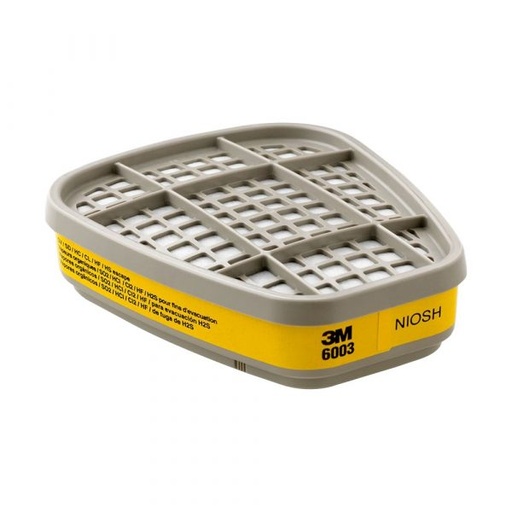 [1227] Filtro 3M 6003 vapores orgánicos y gases ácidos par