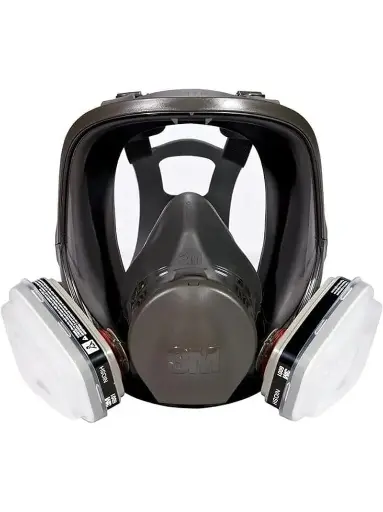 [1921] KIT 3M 6800/6001 (Incluye: Respirador cara completa, par de filtros, par de prefiltros y par de retenedores)