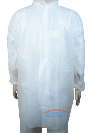 [1295] Bata desechable TW blanca T. L unidad