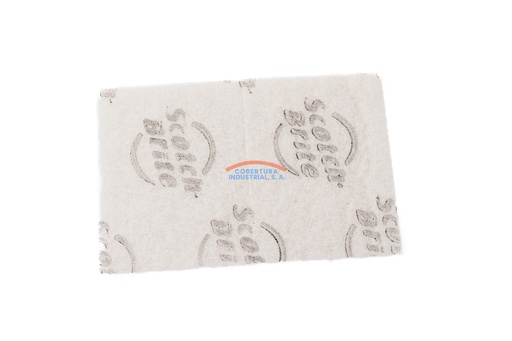 [1374] Esponja 3M Scoth Brite 6X9 blanca unidad