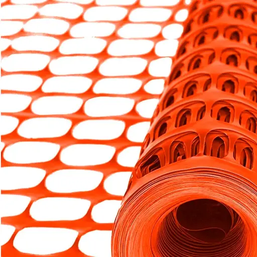 [1546] Malla de seguridad naranja rollo